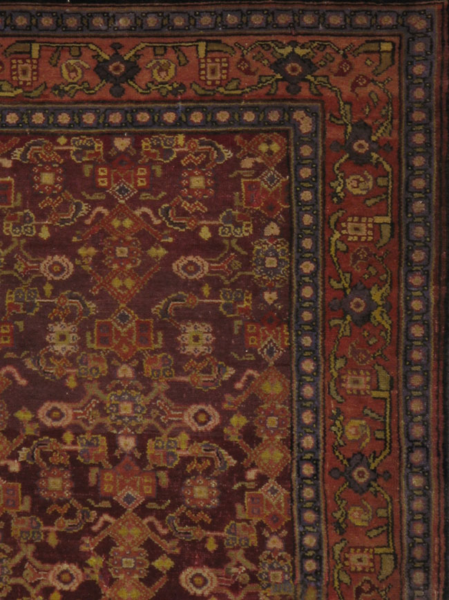 Antique Persian Senneh Rug, No.12537 - Galerie Shabab