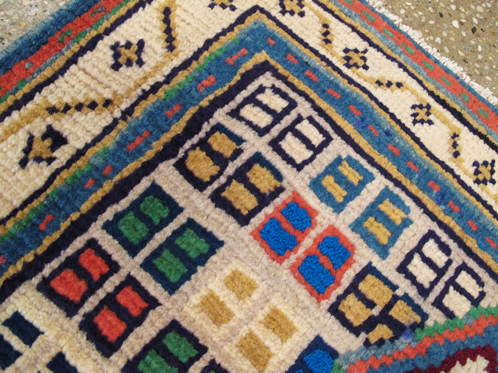 Vintage Persian Gabbeh Rug, No.25322 - Galerie Shabab