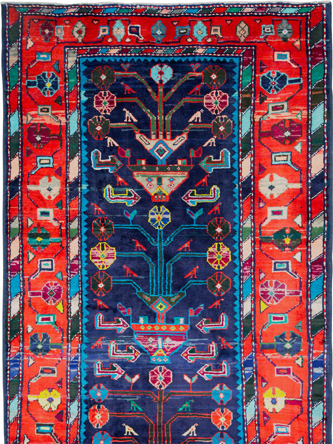 Vintage Persian Hamadan Rug, No.26214 - Galerie Shabab