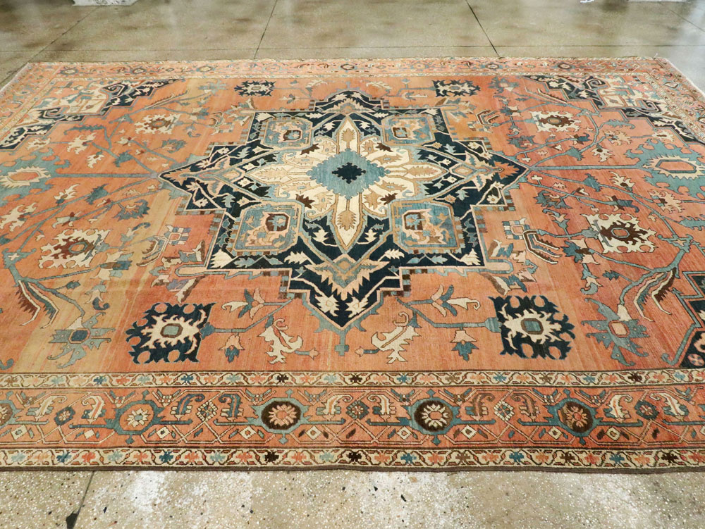 Antique Persian Serapi Carpet, No.26656 - Galerie Shabab