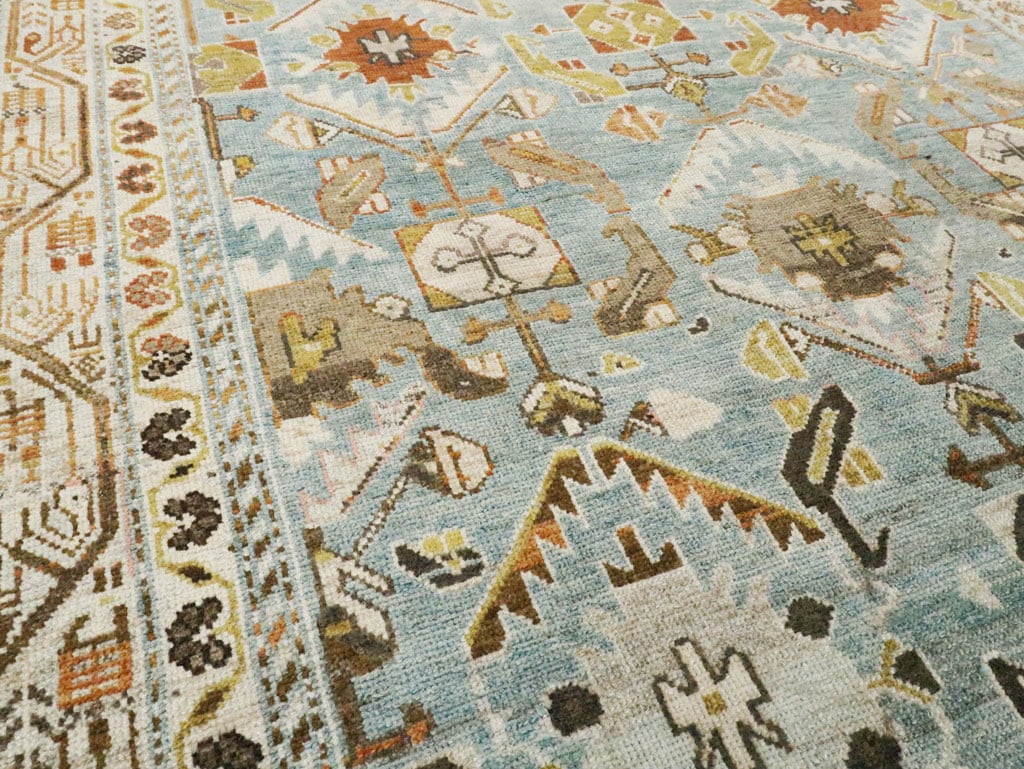 Antique Persian Malayer Wide Runner, No.27021 - Galerie Shabab