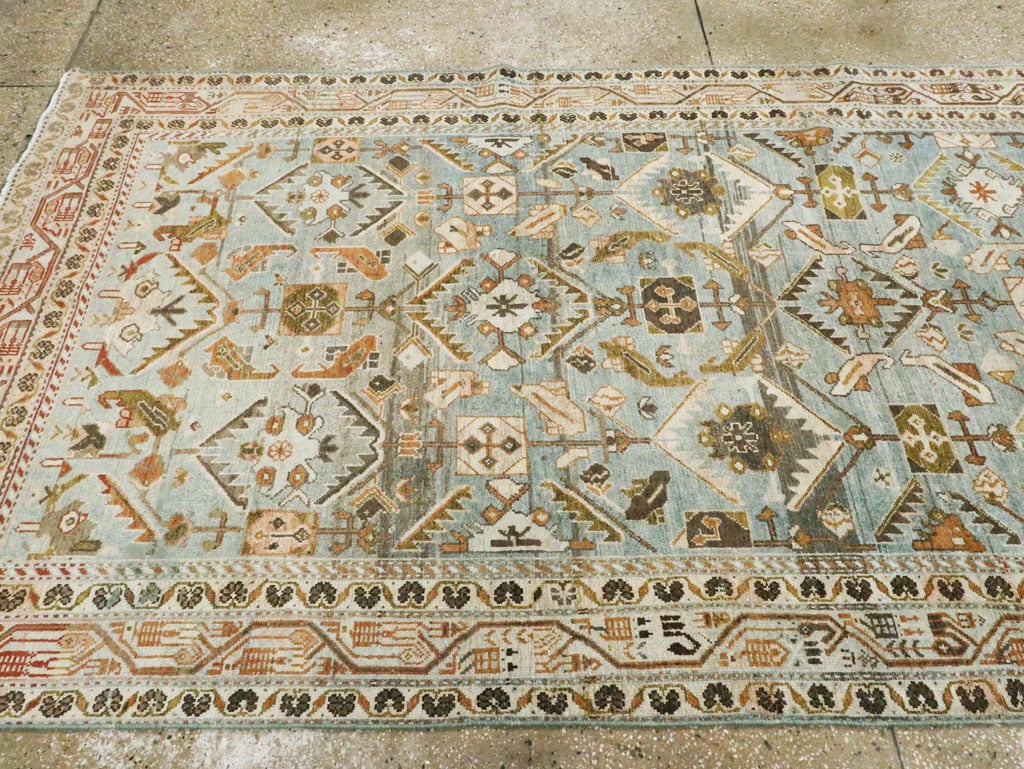 Antique Persian Malayer Wide Runner, No.27021 - Galerie Shabab
