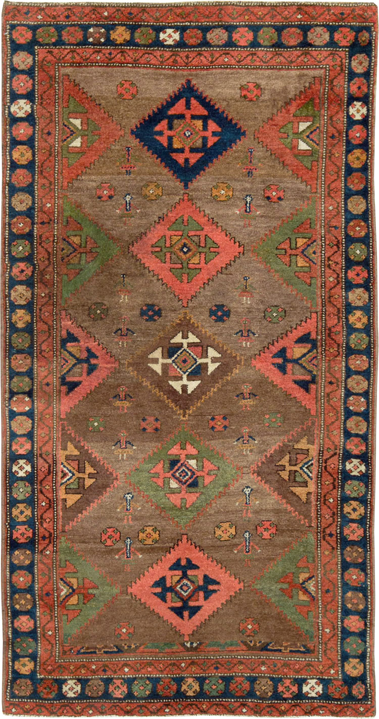 Antique Persian Serab Small Accent Rug, No.27023 - Galerie Shabab