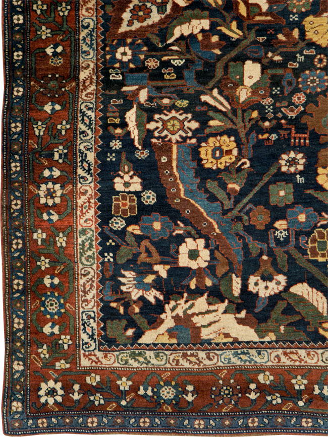 Antique Persian Bidjar Carpet, No.27752 - Galerie Shabab